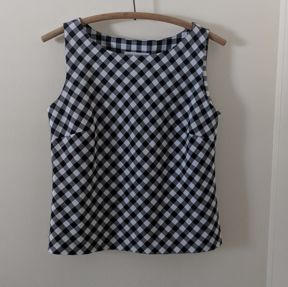 Vintage gingham top
